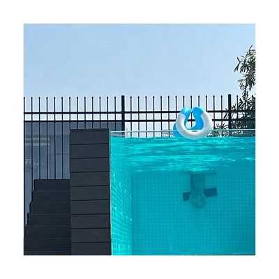 Estrutura de aço de chapa composta FRP Painéis laterais acrílicos opcionais para parque aquático de piscina