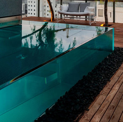 Alta dureza de superfície Moldura de Perspex Acrílico Cast Clear Custom para Placa de Piscina