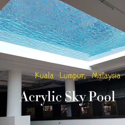 Alta dureza de superfície Moldura de Perspex Acrílico Cast Clear Custom para Placa de Piscina