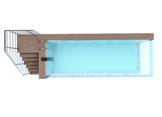 Sistema de purificação de água para piscina modular