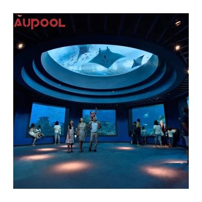 Painel acrílico fundido estilo 8M Longa piscina subterrânea grande piscina portátil sem fim