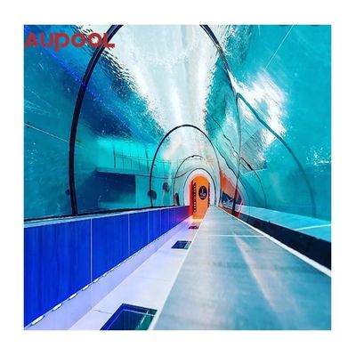 Painel acrílico fundido estilo 8M Longa piscina subterrânea grande piscina portátil sem fim