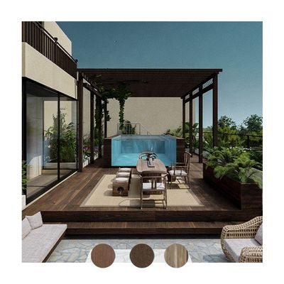 Piscina pré-fabricada de parede de vidro personalizada transparente para construtores de piscinas modulares no quintal