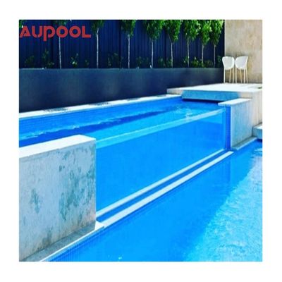 AUPOOL CE homologada grande piscina PMMA acrílica ao ar livre com acessórios de bomba de ar