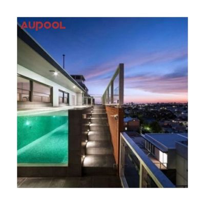 Piscina acrílica clara para alta transmissão de luz 92,5% e espessura de 30-950 mm