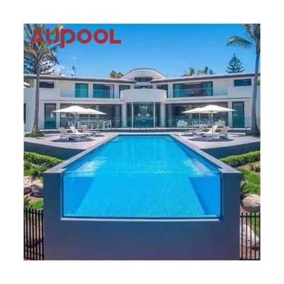 Piscina acrílica clara para alta transmissão de luz 92,5% e espessura de 30-950 mm