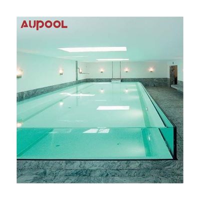 Piscina acrílica clara para alta transmissão de luz 92,5% e espessura de 30-950 mm