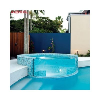 Espessura personalizada Vidro de plástico acrílico transparente Piscina Piscina de vidro acrílico para água limpa