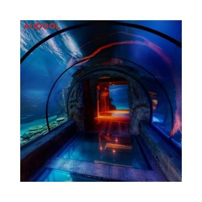 Vantagem favorável Piscina de vidro acrílico transparente superior para jardim de villa privada