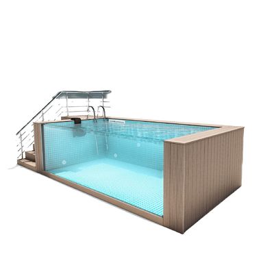 Resort Villa Hotel piscina com janela pré-fabricada modular e espessura de 100 mm