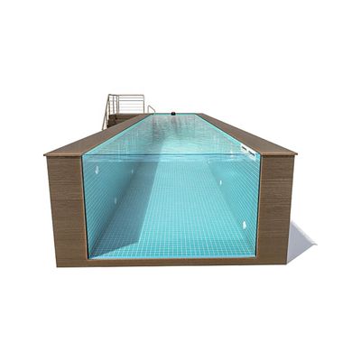 AUPOOL Endless Backyard Workout Resistência Piscina Não Amarelhada há 30 Anos