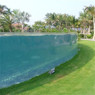 Painel de acrílico personalizado Espessura Cor de café Fibra de vidro Pavilhão traseiro Sky Lap Design de piscina