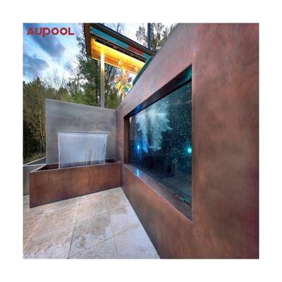 Melhore o seu espaço exterior com a AUPOOL High Fashion Clear Thick Acrylic Pool
