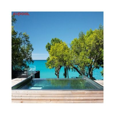 Melhore o seu espaço exterior com a AUPOOL High Fashion Clear Thick Acrylic Pool