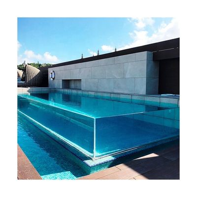 Acessórios da bomba de ar da piscina da villa 50 mm 80 mm Espessura Full Clear Acrylic Glass Sheet Panel