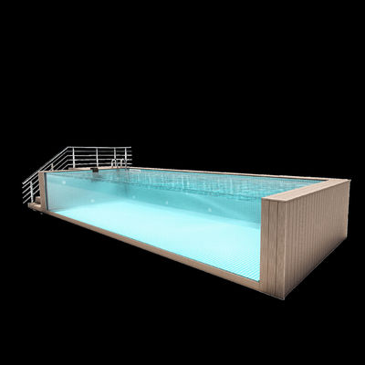 Piscina acima do solo familiar com capacidade de água de 10m3 e design de segurança