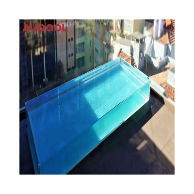 Painéis de vidro de piscina de alta transmissão luminosa para segurança interna externa personalizada