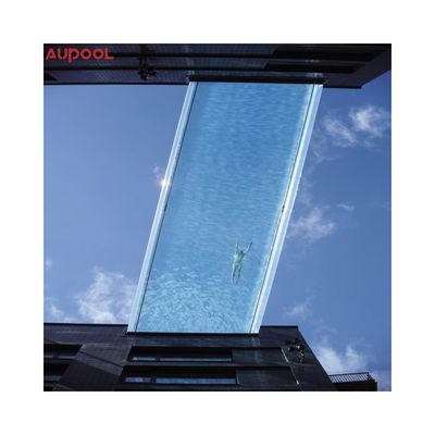 Folha de parede acrílica de plástico termoformado XL personalizada para piscina exterior Villa