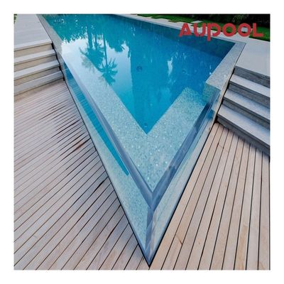 Temporada de Natação Familiar Essencial Custom Transparente Plexiglás Acrílico Folha Piscina com bomba de ar