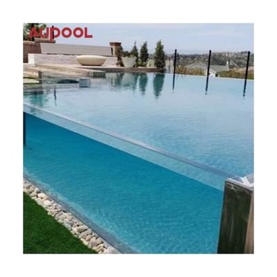Design de moda Piscina Pvc Adultos Crianças Piscina de estrutura acrílica inflável durável