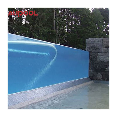 Solução de piscina grande acima do solo piscina de parede acrílica para a demanda do cliente