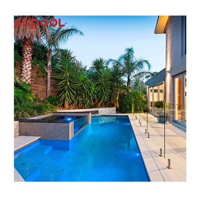 Solução de piscina grande acima do solo piscina de parede acrílica para a demanda do cliente