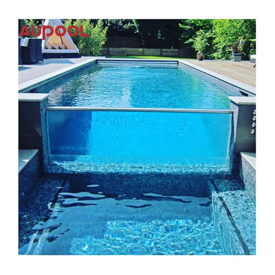 Painel de piscina de acrílico fundido transparente Folha de plexiglás anti-UV para parede de piscina exterior