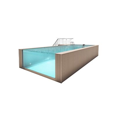 Piscinas de Container de Embarque de Designers Piscina Acrílica Com Design Transparente