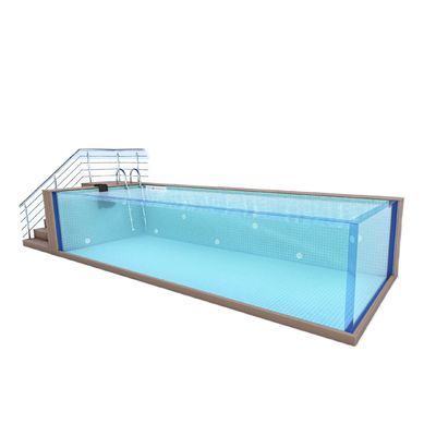 Piscinas de Container de Embarque de Designers Piscina Acrílica Com Design Transparente