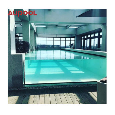 Filtro sem tubos montado na parede Piscina acrílica clara para piscinas de quintal personalizadas