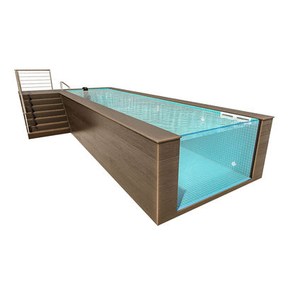 Piscina acrílica de lucite para estilo, durabilidade e funcionalidade