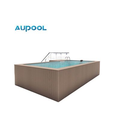 Piscinas de contêineres pré-fabricadas de chapas de aço compostas e FRP