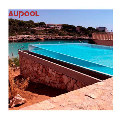 Folha de acrílico personalizada para a parede da piscina em 65mm 75mm 80mm 90mm 100mm