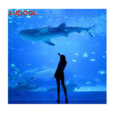 Muralha de piscina acrílica completa e durável Personalizavel Transparente e para piscina exterior