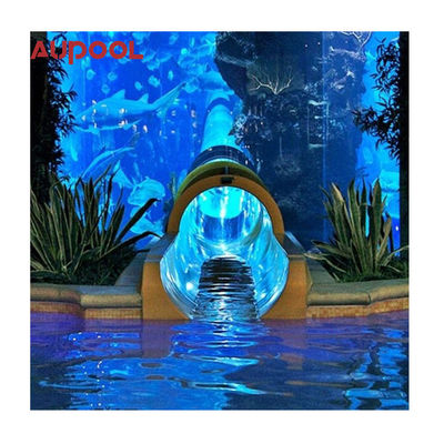 Muralha de piscina acrílica completa e durável Personalizavel Transparente e para piscina exterior