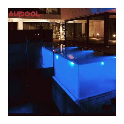 Curtains de água de luz LED de piscina de spa durável para escola Hotel Villa Gym Yard