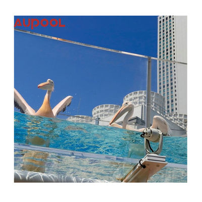 60Mm 80Mm piscina acrílica clara com parede acrílica piscina com água cristalina