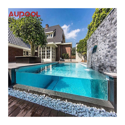 60Mm 80Mm piscina acrílica clara com parede acrílica piscina com água cristalina