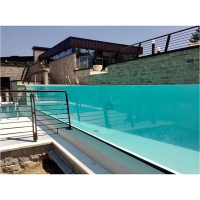 Filtro de parede de concha acrílica transparente para piscina de tamanho personalizado