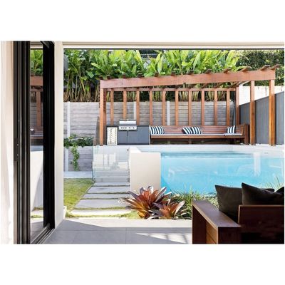 Filtro de parede de concha acrílica transparente para piscina de tamanho personalizado
