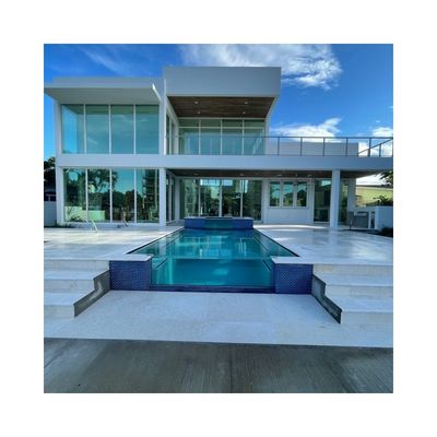 Filtro de parede de concha acrílica transparente para piscina de tamanho personalizado