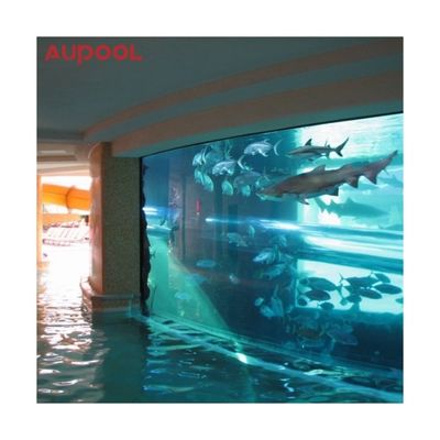 Parede da piscina acrílica de 100 mm de espessura Fácil instalação de folhas de plástico para vidro transparente
