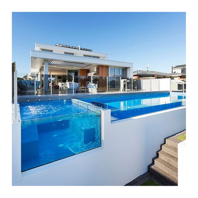 Função Janela de piscina acrílica infinita durável para bairro da casa e ginásio
