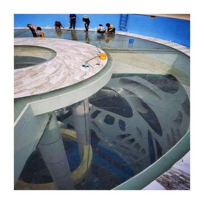 Espessura do painel acrílico Customizado 30 mm 950 mm folha acrílica exterior para piscina