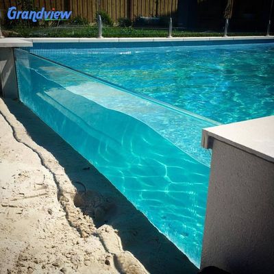 Janela de piscina transparente 30Mm 300Mm Acrílico transparente plástico Pmma Acrílico para piscina
