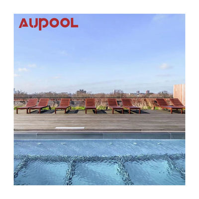 Piscinas personalizadas da Aupool Mural de estrutura acrílica Piscina grande para hotéis e ginásios
