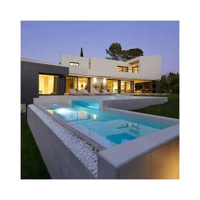 Limpar eficientemente grandes piscinas com a janela de piscina acrílica UV resistente da Aupool