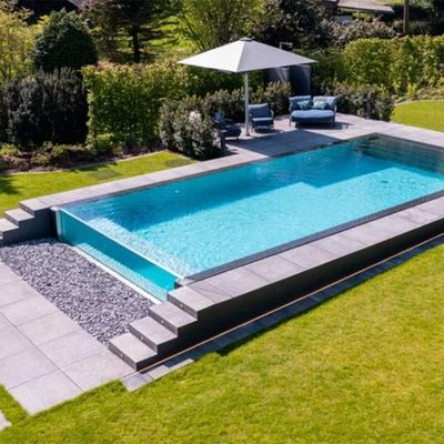 Limpar eficientemente grandes piscinas com a janela de piscina acrílica UV resistente da Aupool