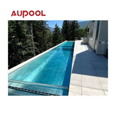 piscina folha de vidro acrílico Aupool 50Mm cilindro de túnel para Resort Garden House
