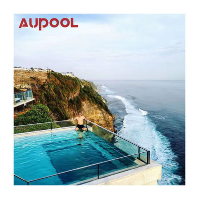 piscina folha de vidro acrílico Aupool 50Mm cilindro de túnel para Resort Garden House
